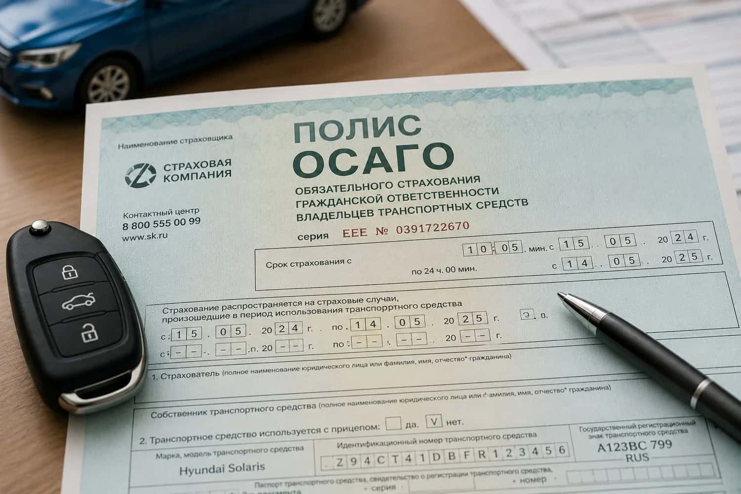 Водителям рекомендовали возить бумажный полис ОСАГО