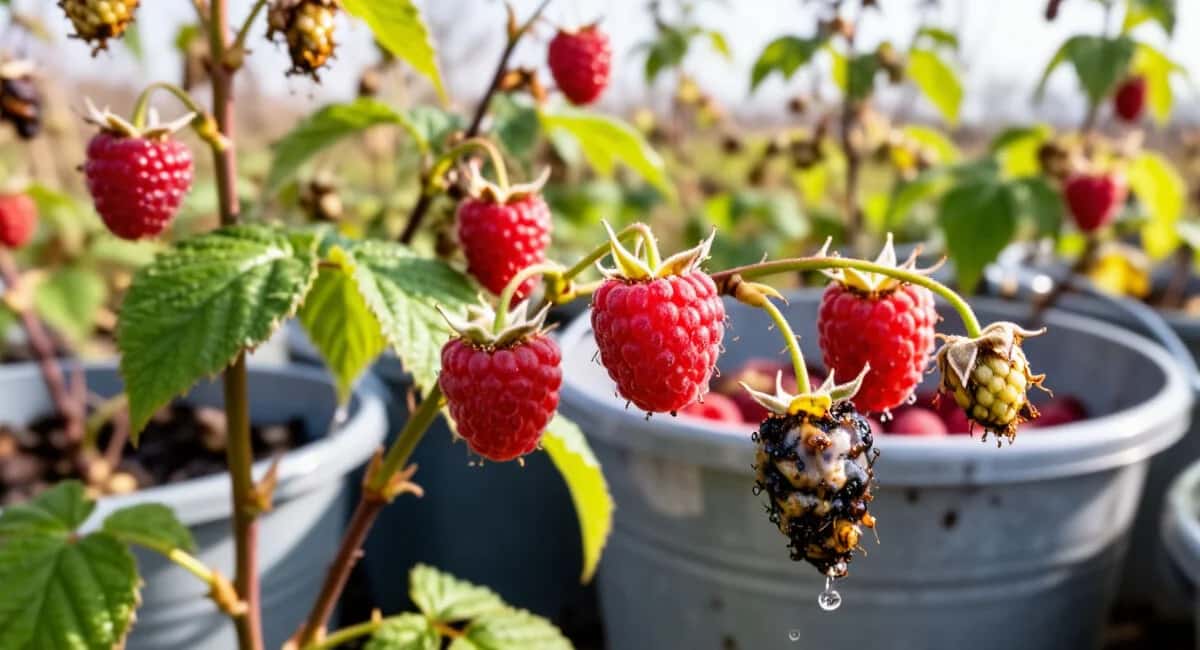 1 столовая ложка на ведро воды — и малина вырастает спелая, сочная: это проще простого 