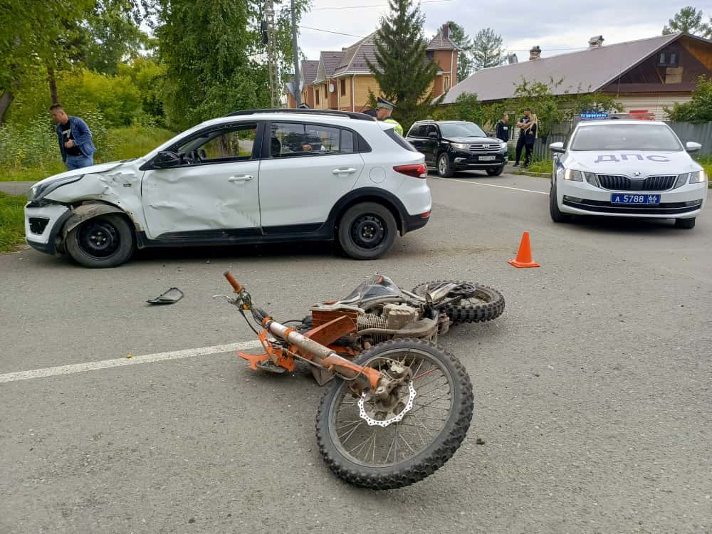 В Нижнем Тагиле подросток без спроса взял питбайк и попал в аварию