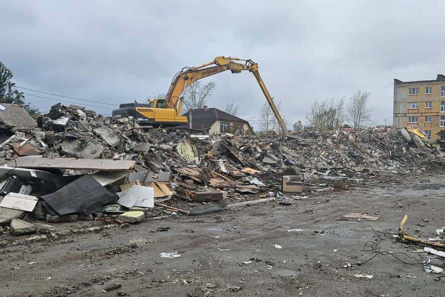 В Нижнем Тагиле закончили обрушение жилого дома на улице Сибирская, 81