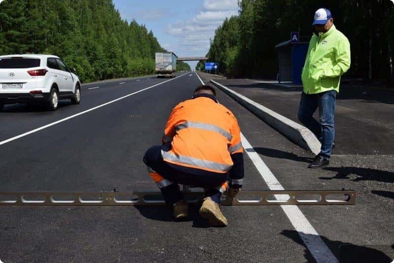 На дороге «Екатеринбург – Нижний Тагил – Серов» ремонт оценили при помощи цифровых технологий