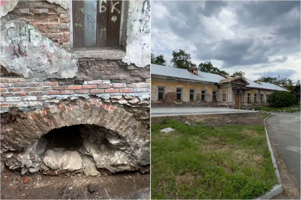 В Нижнем Тагиле во время работ в старинном флигеле был обнаружен тайный ход