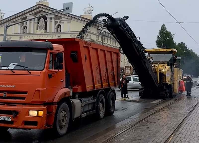 Ремонт проспекта Ленина в Нижнем Тагиле: фрезерование и обновление тротуаров