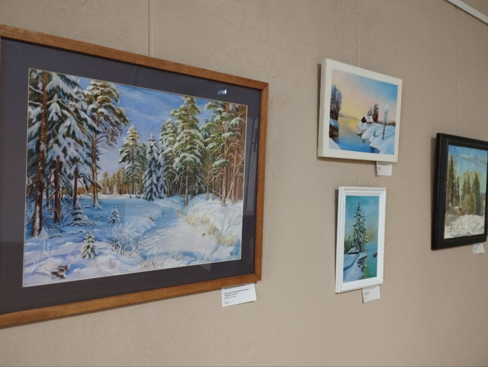 В Нижнем Тагиле художники представили свои работы на выставке «Морозное вдохновение» | На Урале открылась выставка «Морозное вдохновение»