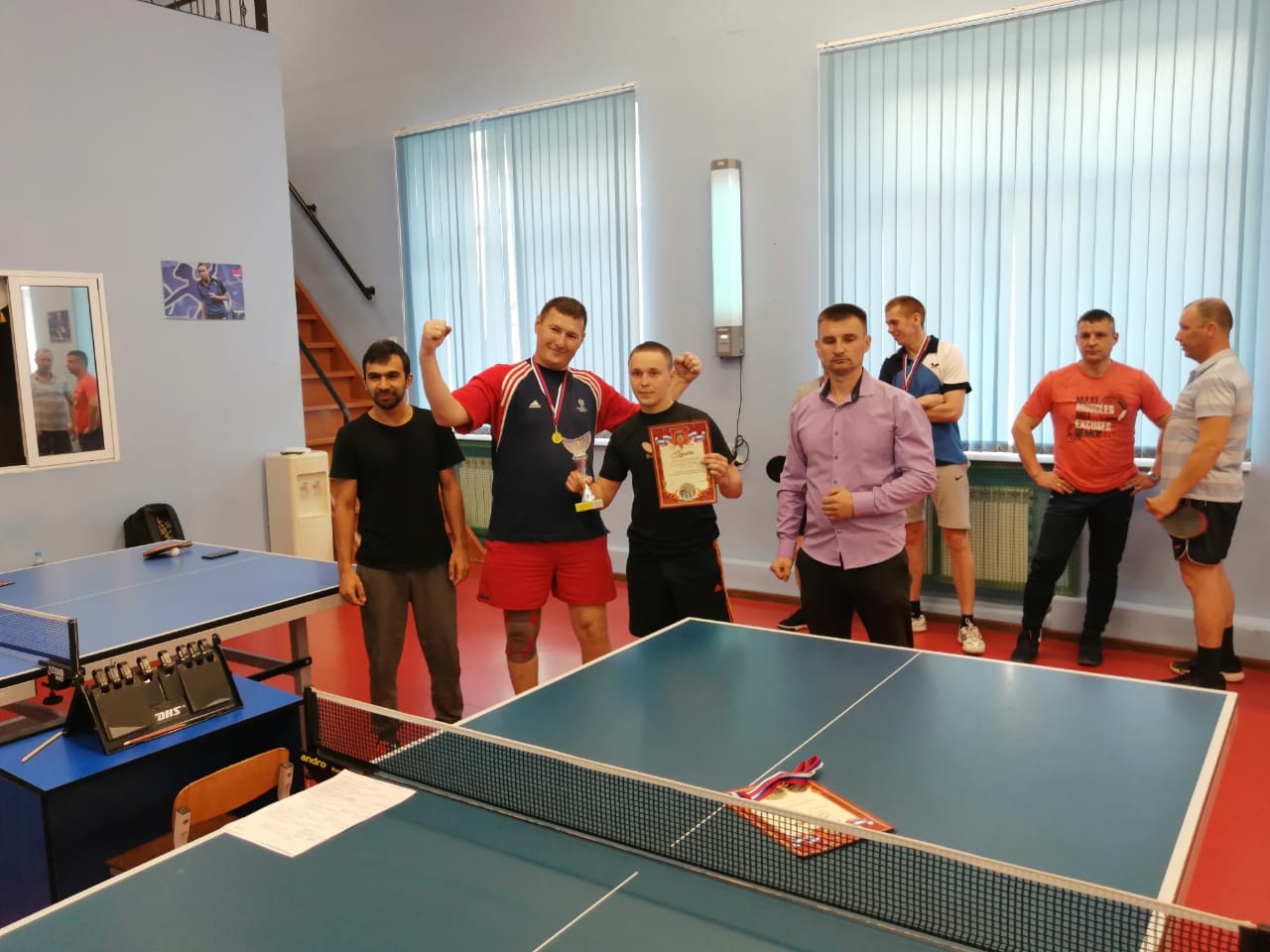 Общественный совет при полиции Нижнего Тагила принял участие в турнире по настольному теннису