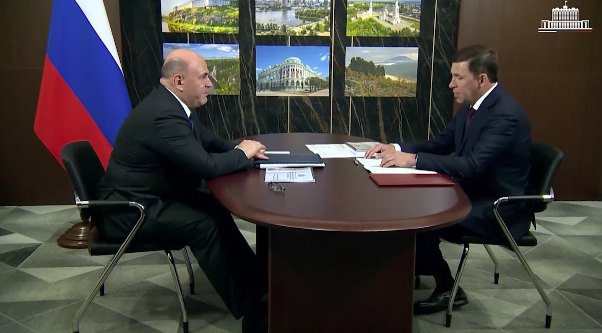 Михаил Мишустин встретился с губернатором Свердловской области Евгением Куйвашевым