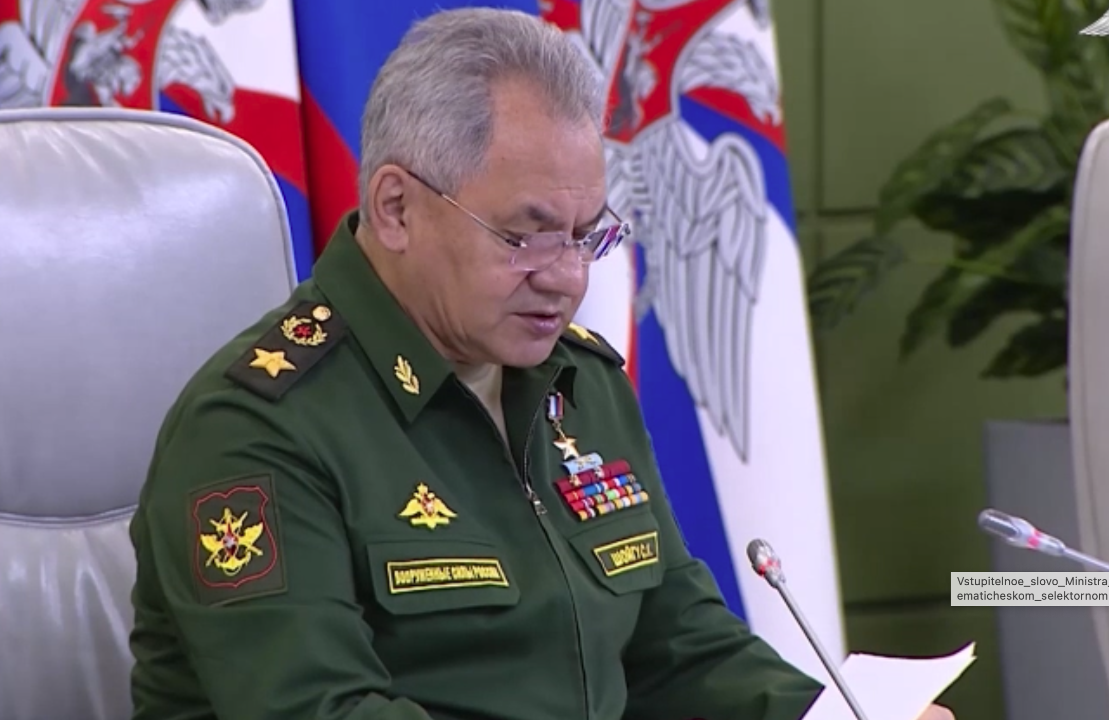 Министр обороны Сергей Шойгу о мобилизации и контрактной службе в ВС РФ