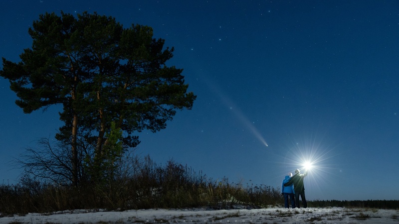 Тагильский фотограф снял комету, пролетающую недалеко от Земли | Фотограф из Нижнего Тагила поймал в кадр редкое небесное явление Тагильский фотограф снял комету, пролетающую недалеко от Земли | Фотограф из Нижнего Тагила поймал в кадр редкое небесное явление