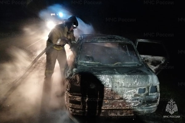 Накануне ночью в Нижнем Тагиле сгорела иномарка