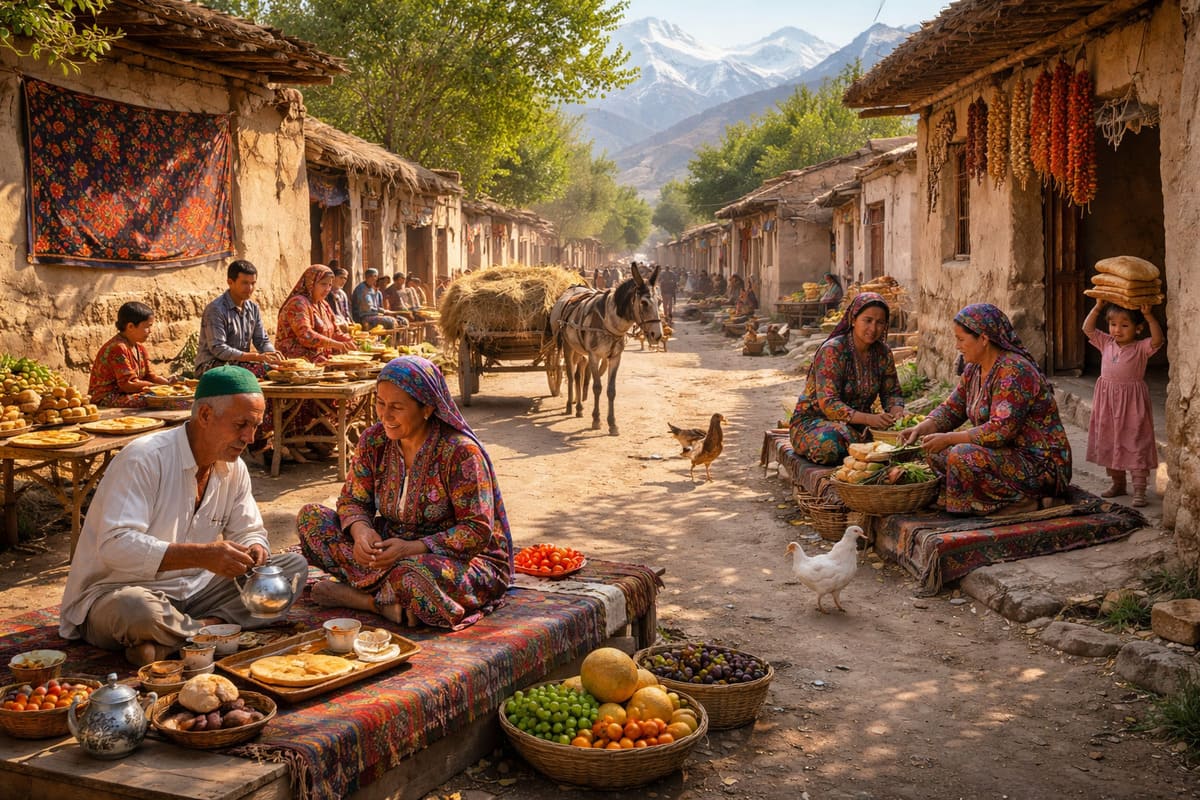 Жизнь за высокими заборами: путешественник побывал в узбекской деревне и рассказал, как там устроен быт