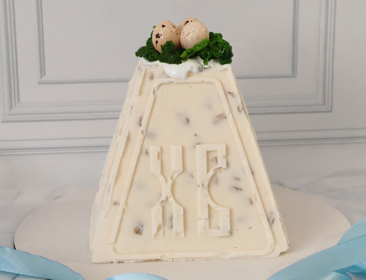 Заварная пасха «Царская»: готовлю праздничный десерт из натурального творога — гости в восторге 