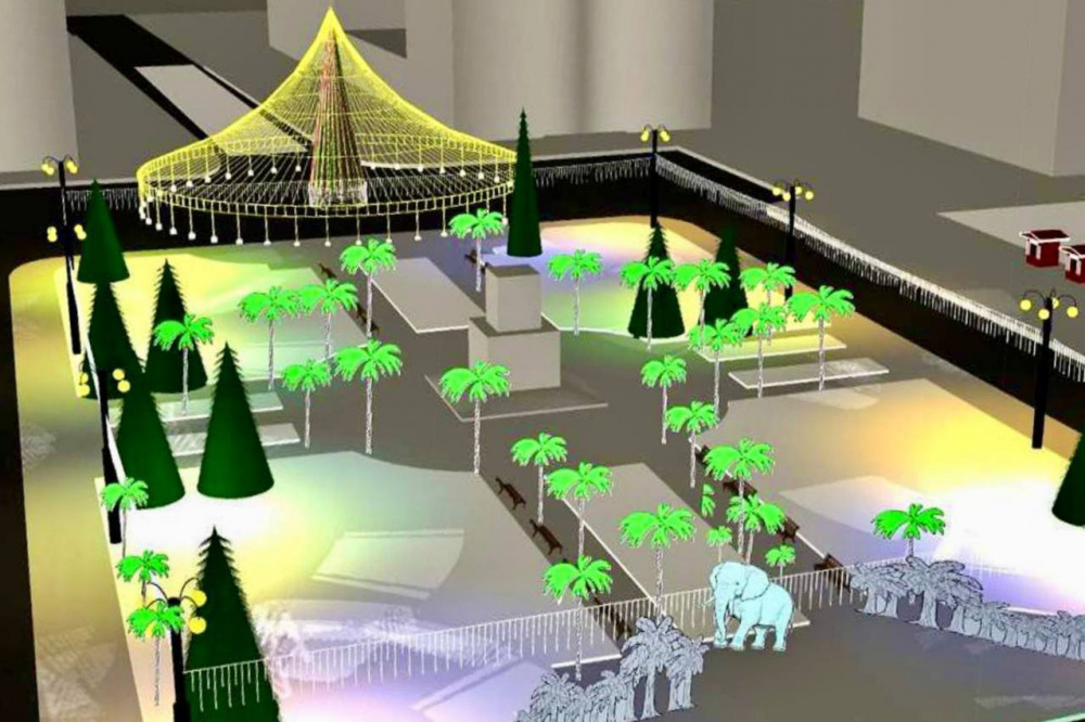 В Нижнем Тагиле выбрали украшения для ледового городка | На Урале слон и пальмы украсят ледовый городок В Нижнем Тагиле выбрали украшения для ледового городка | На Урале слон и пальмы украсят ледовый городок